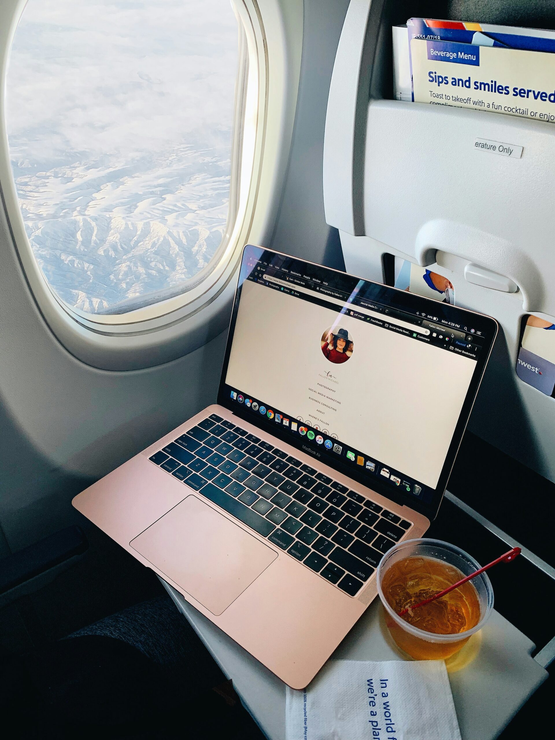 how to be comfortable on a plane