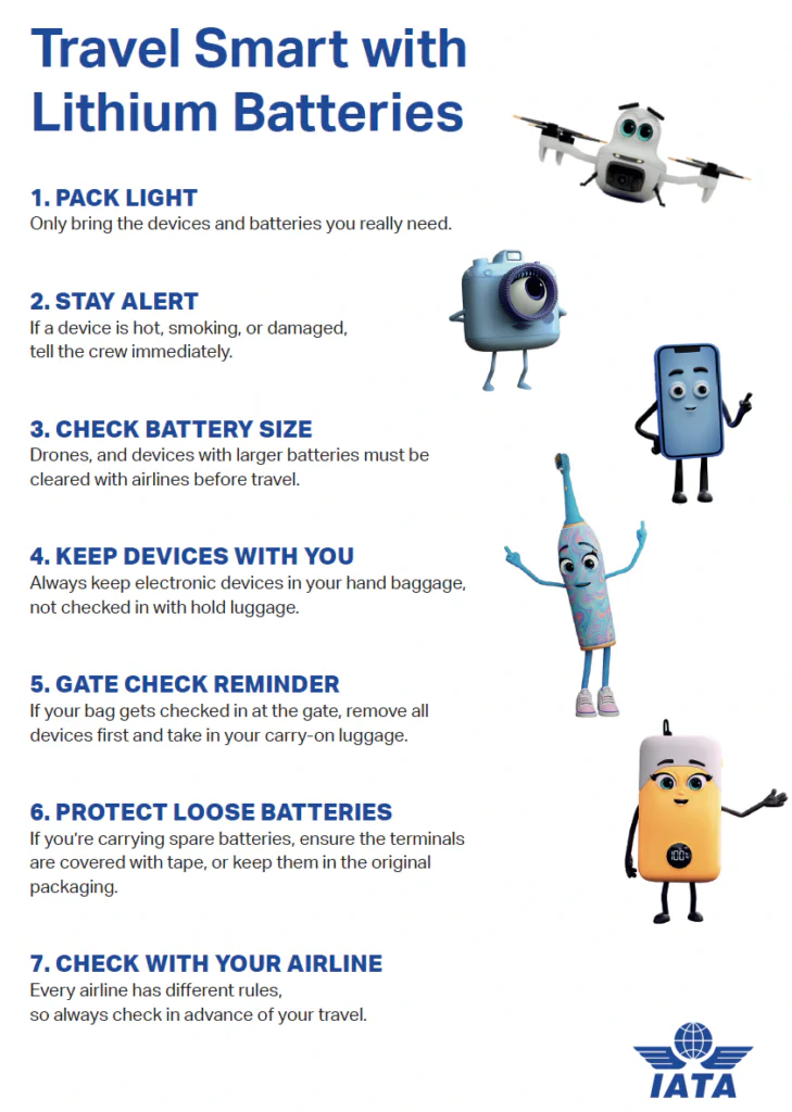 Travel Sentry | Dürfen Sie Powerbanks im Flugzeug mitnehmen?